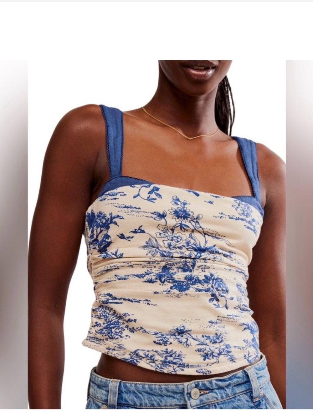 Excellent condition Free People size M toile tank